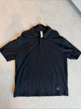 ALO Yoga Men’s Black Polo